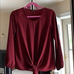 West Kei tie front blouse